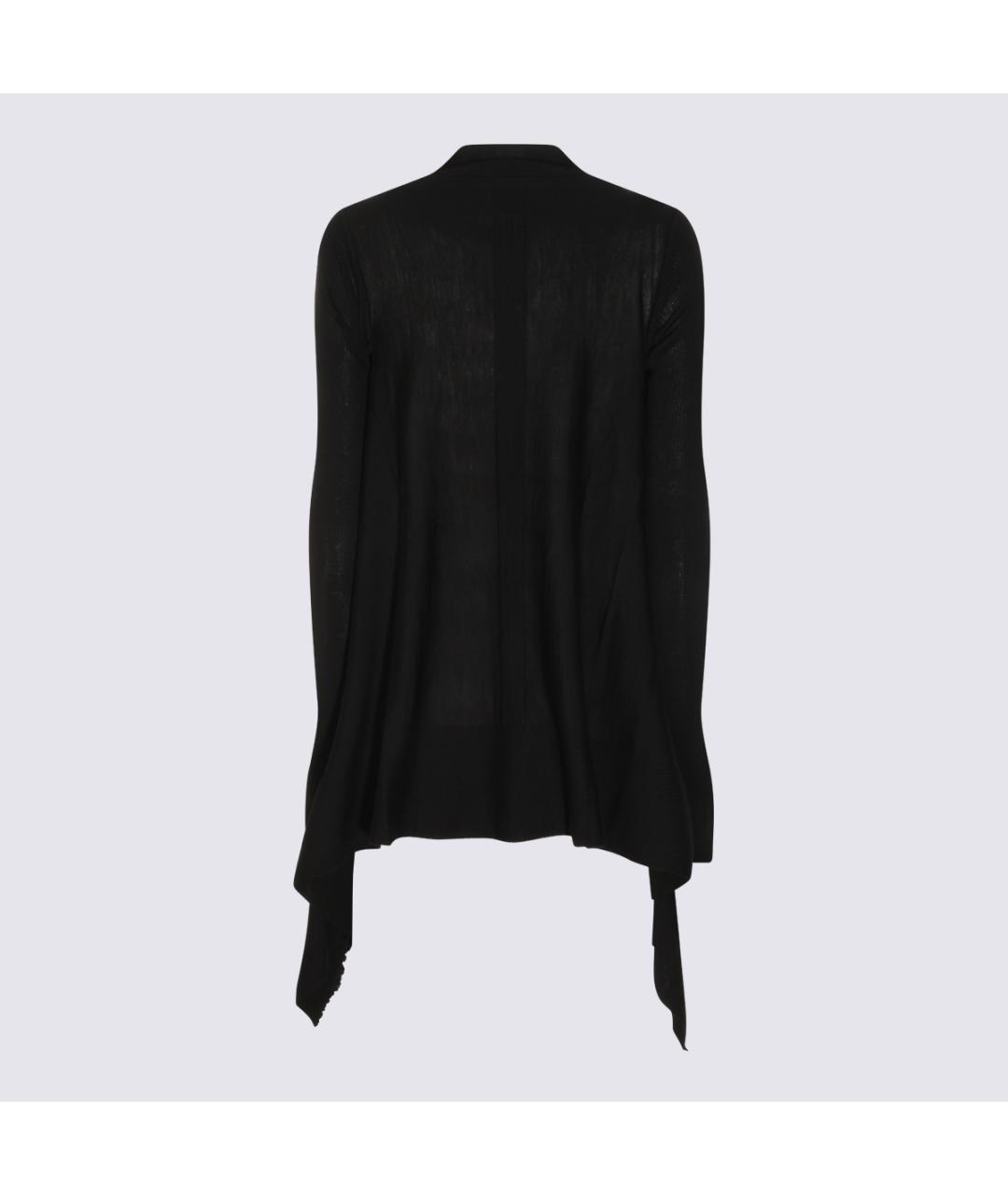 RICK OWENS Черный шерстяной кардиган, фото 2