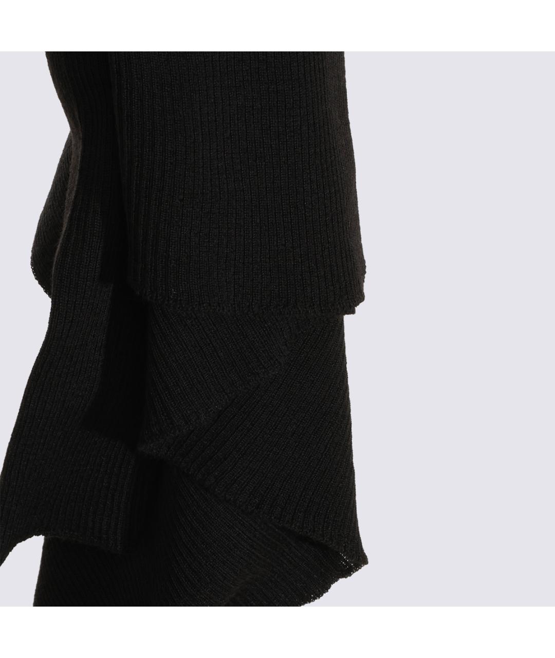 RICK OWENS Черный шерстяной кардиган, фото 3