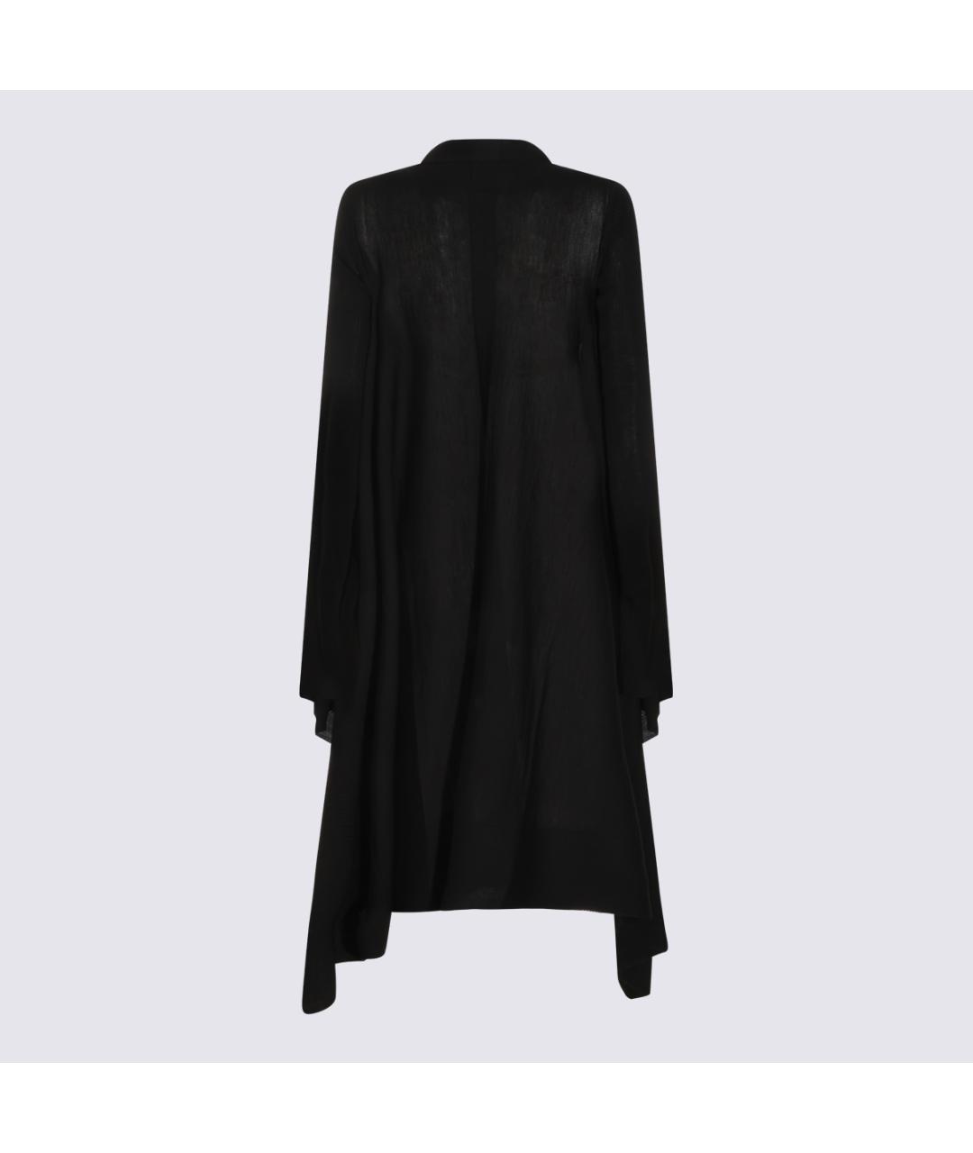 RICK OWENS Черный шерстяной кардиган, фото 2