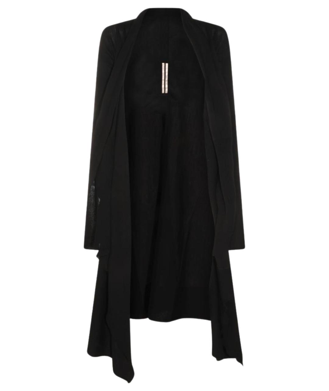 RICK OWENS Черный шерстяной кардиган, фото 1