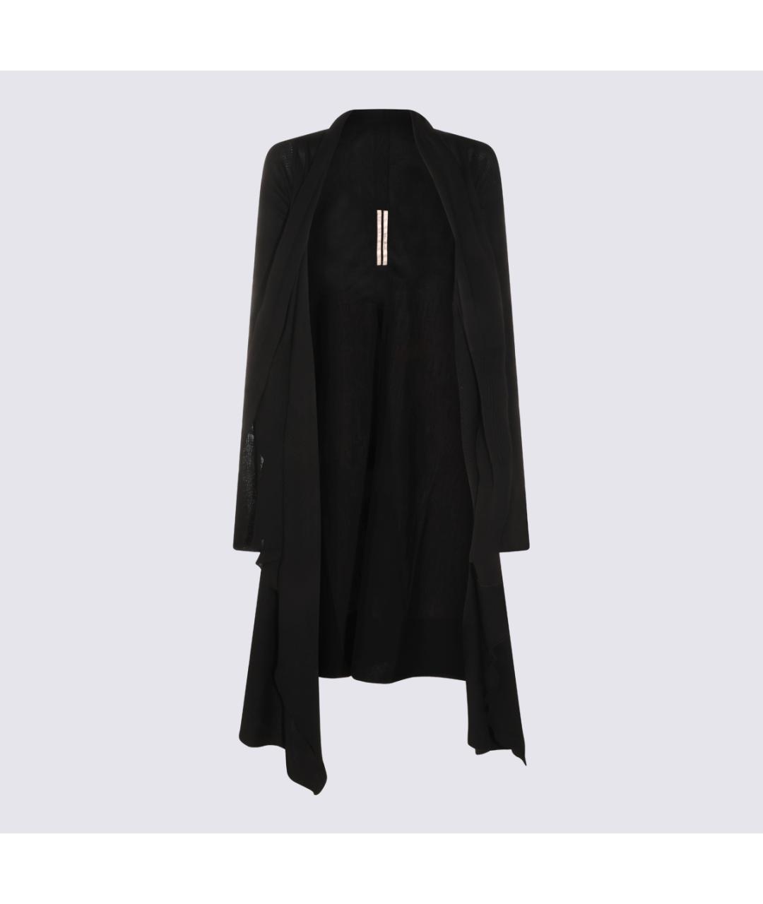 RICK OWENS Черный шерстяной кардиган, фото 5