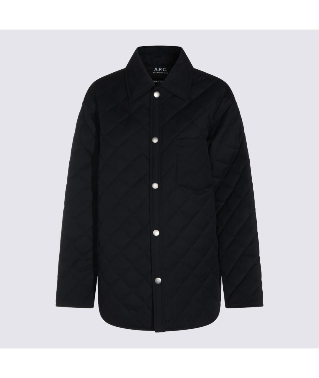 A.P.C. Темно-синяя синтетическая куртка, фото 5