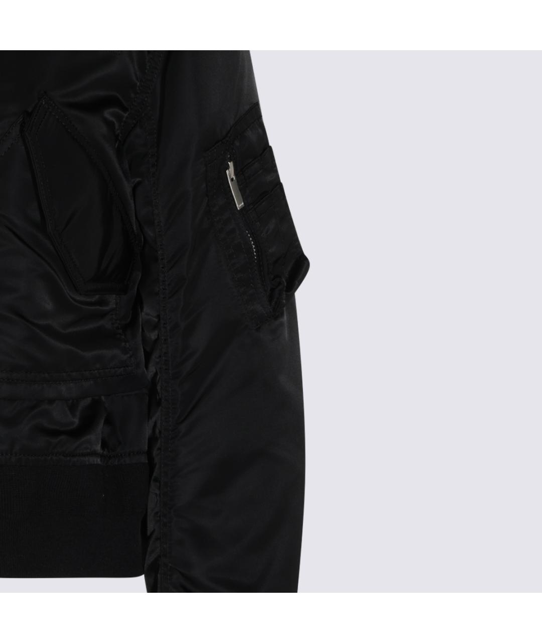 SACAI Черная нейлоновая куртка, фото 3