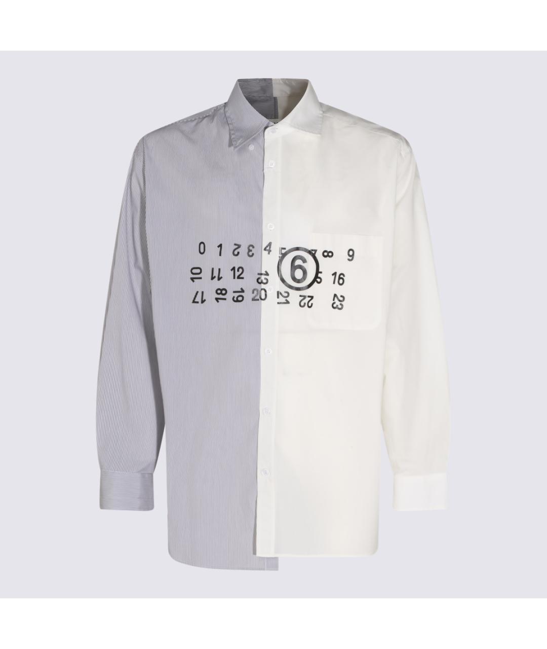 MM6 MAISON MARGIELA Мульти хлопковая кэжуал рубашка, фото 5