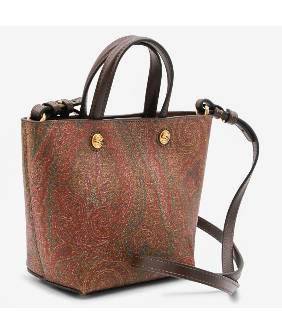 ETRO Коричневая хлопковая сумка тоут, фото 3