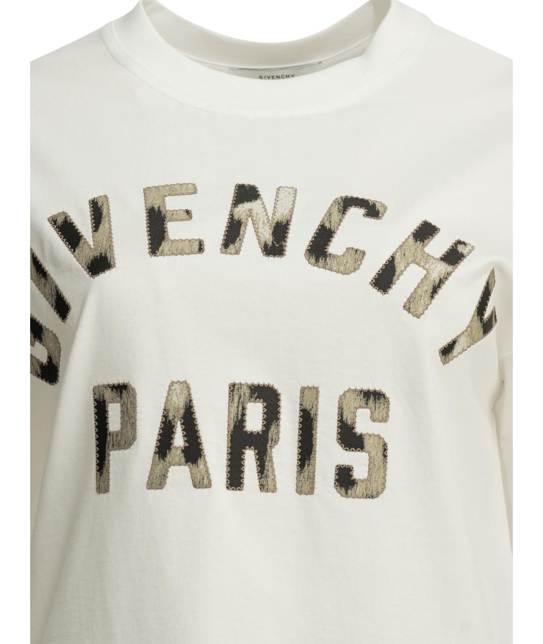 GIVENCHY Белая хлопковая футболка, фото 3