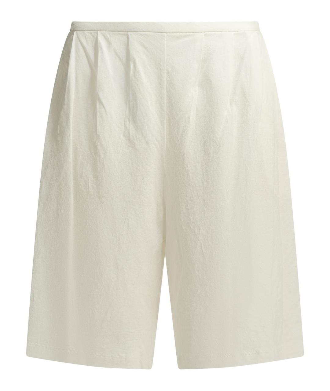 KHAITE Белые хлопковые шорты, фото 1