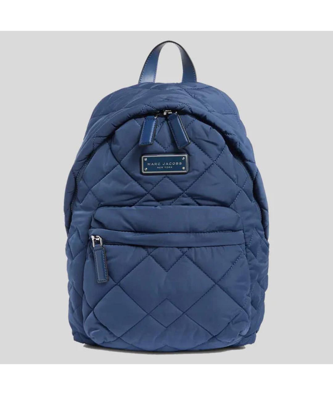 MARC JACOBS Темно-синий нейлоновый рюкзак, фото 9