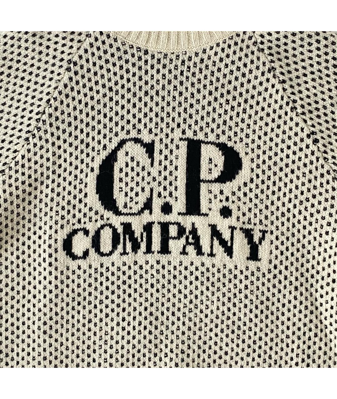 CP COMPANY Бежевый шерстяной джемпер / свитер, фото 4