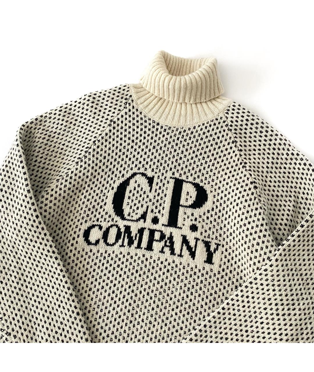 CP COMPANY Бежевый шерстяной джемпер / свитер, фото 6