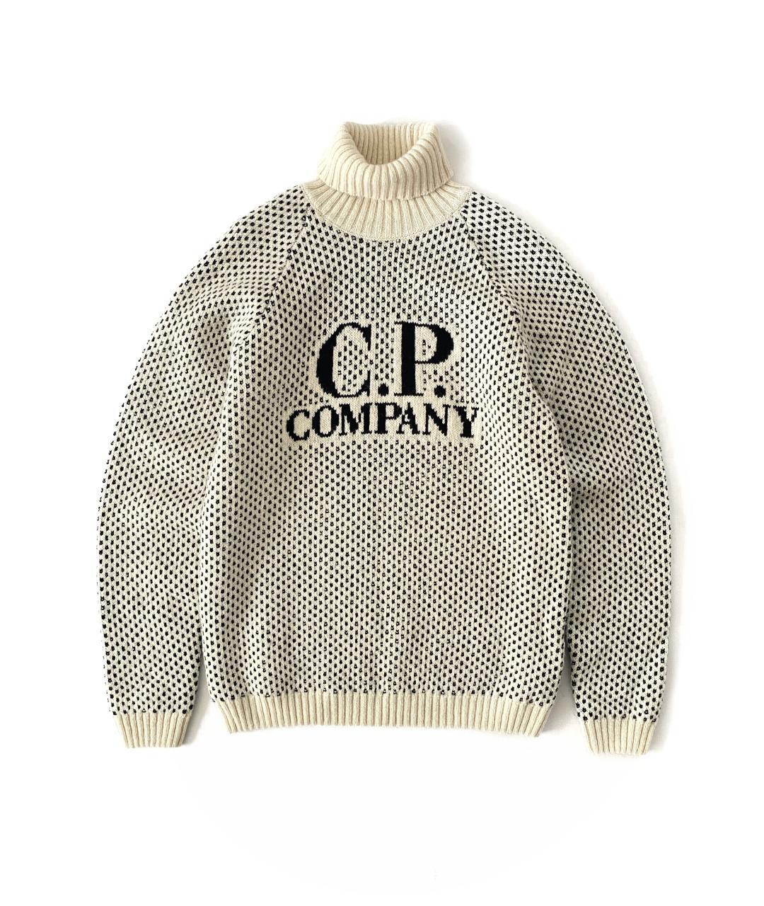 CP COMPANY Бежевый шерстяной джемпер / свитер, фото 1