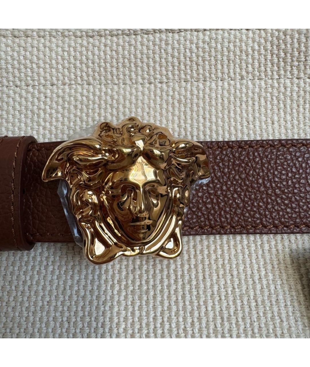 VERSACE Бежевая тканевая сумка тоут, фото 5