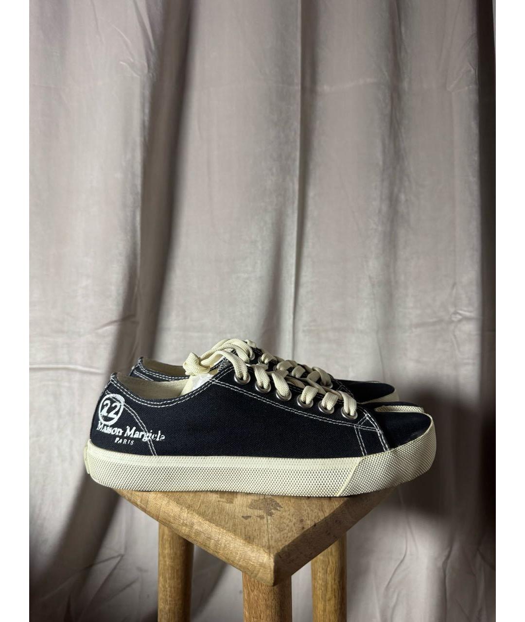 MAISON MARGIELA Черные кеды, фото 5