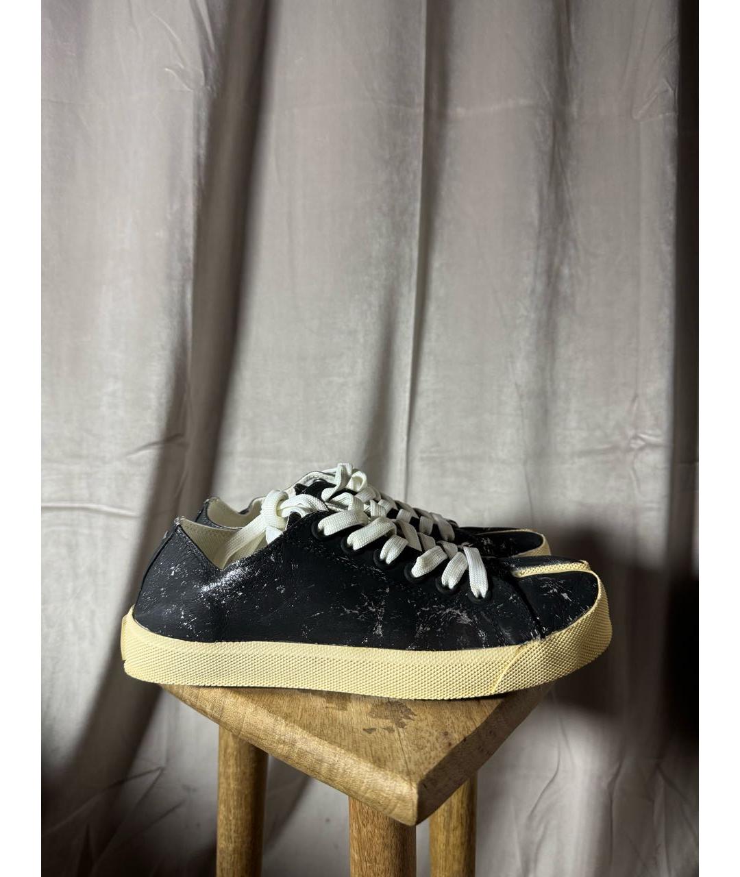 MAISON MARGIELA Черные кеды, фото 5