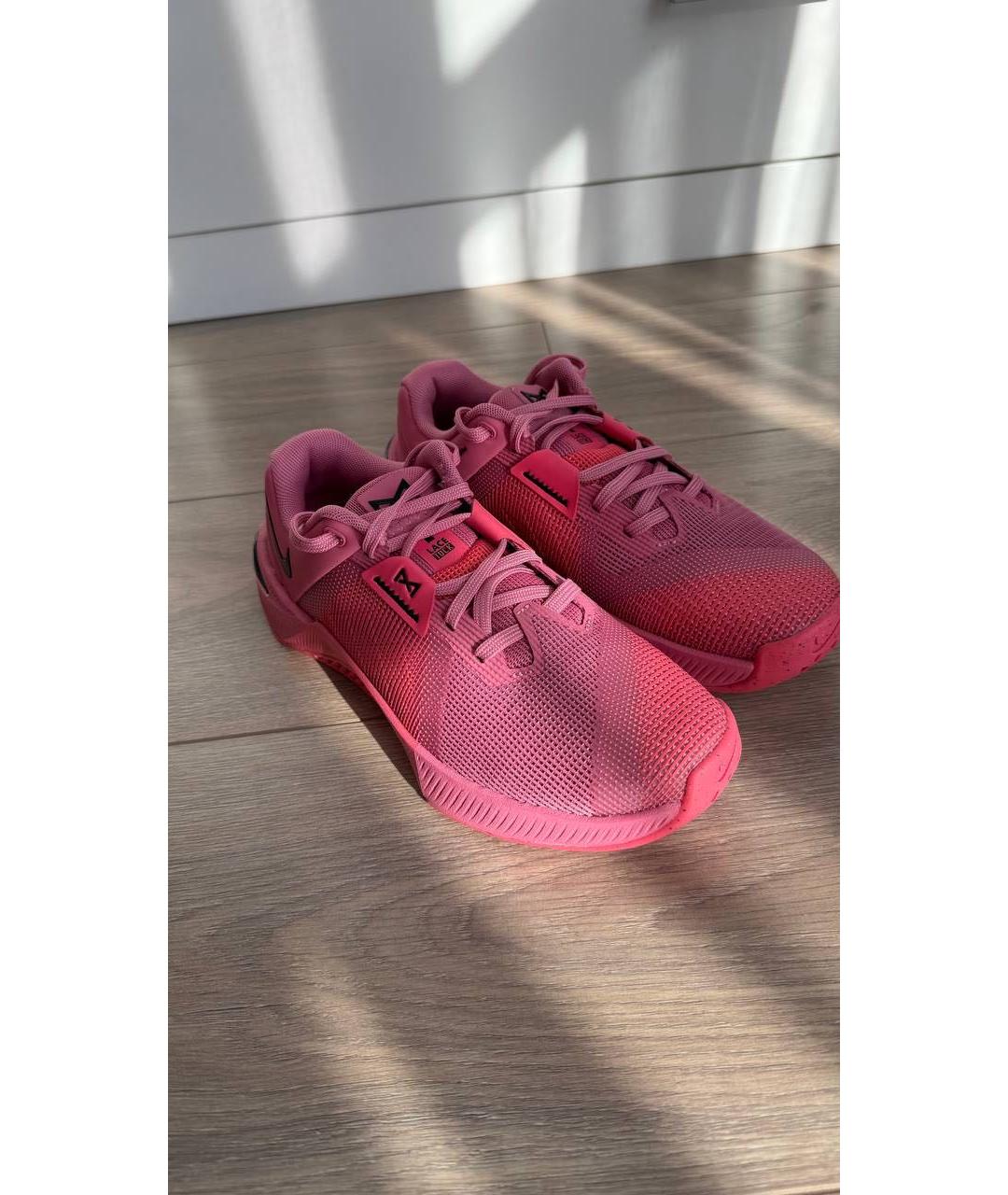 NIKE Розовые текстильные кроссовки, фото 2