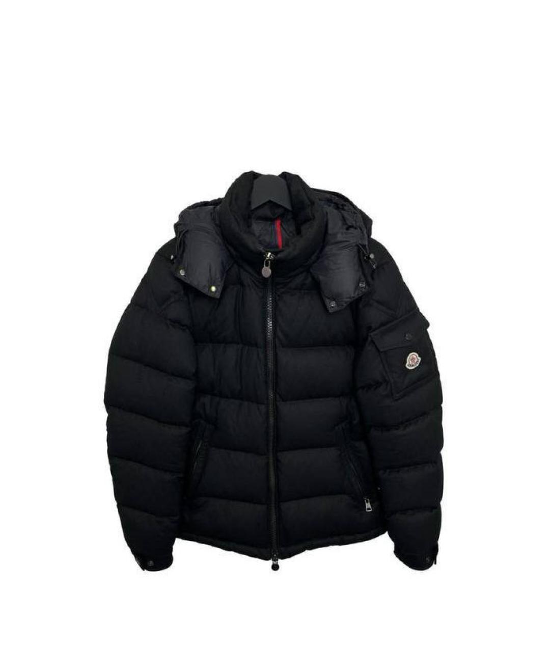 MONCLER Черный пуховик, фото 6