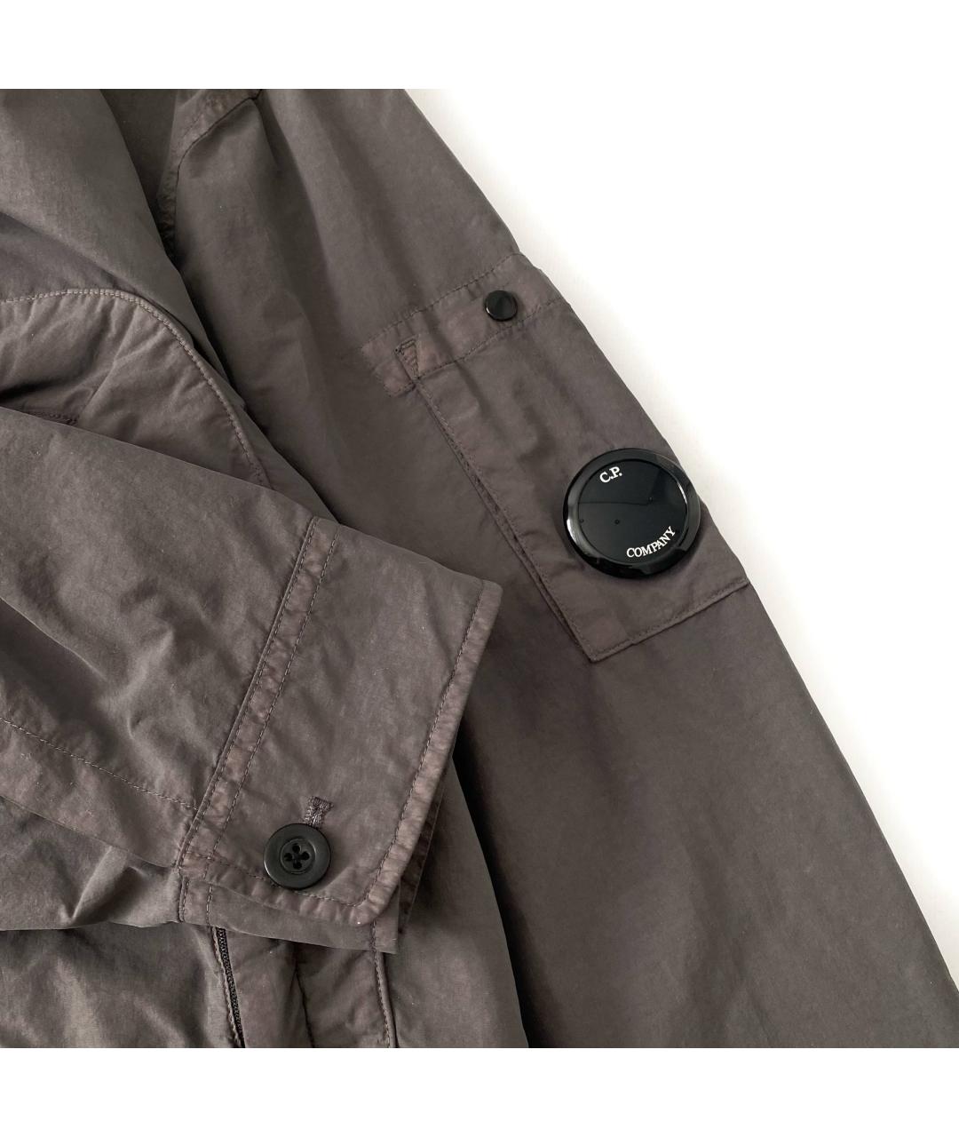 CP COMPANY Серая нейлоновая куртка, фото 4