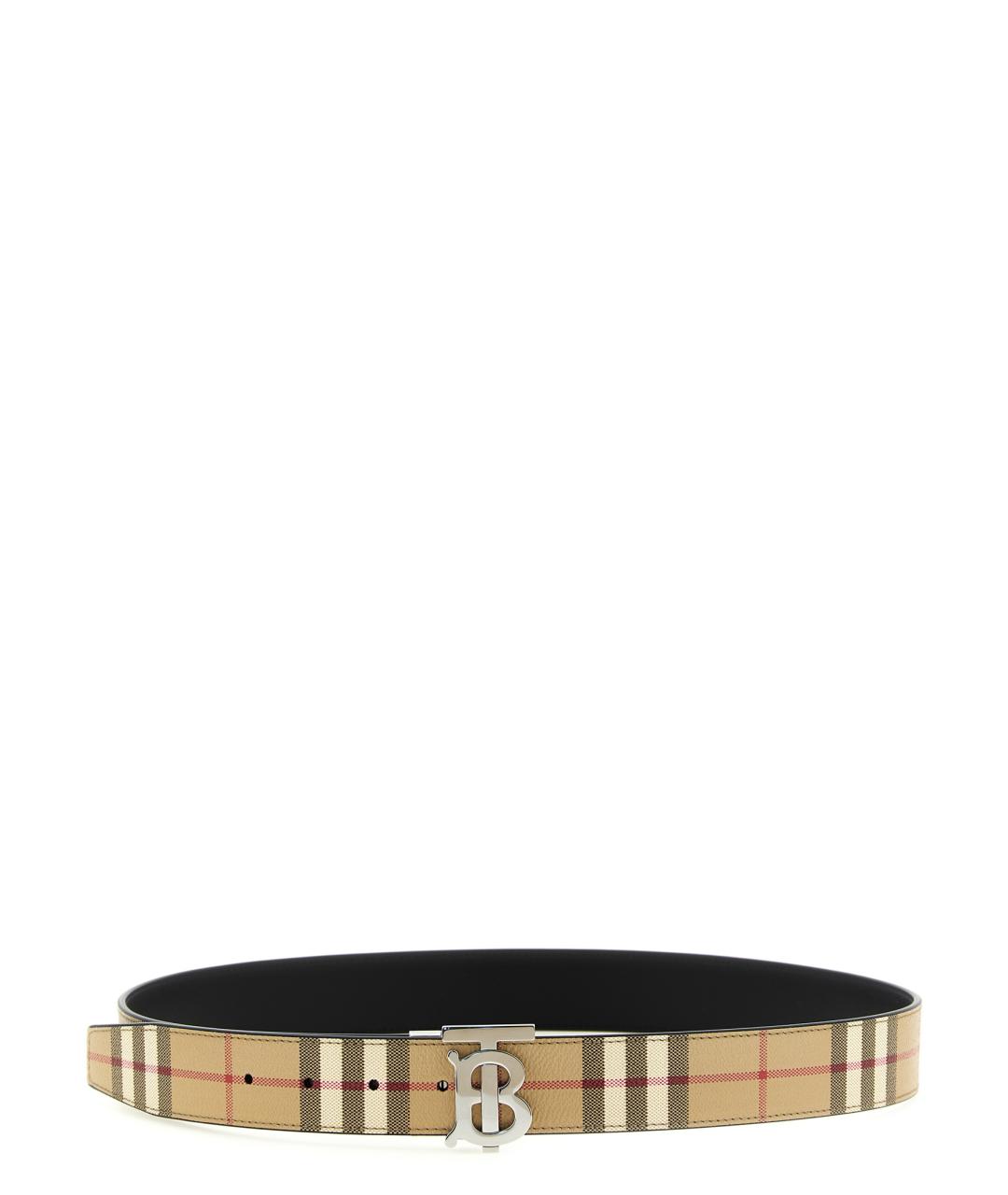 BURBERRY Бежевый ремень, фото 1