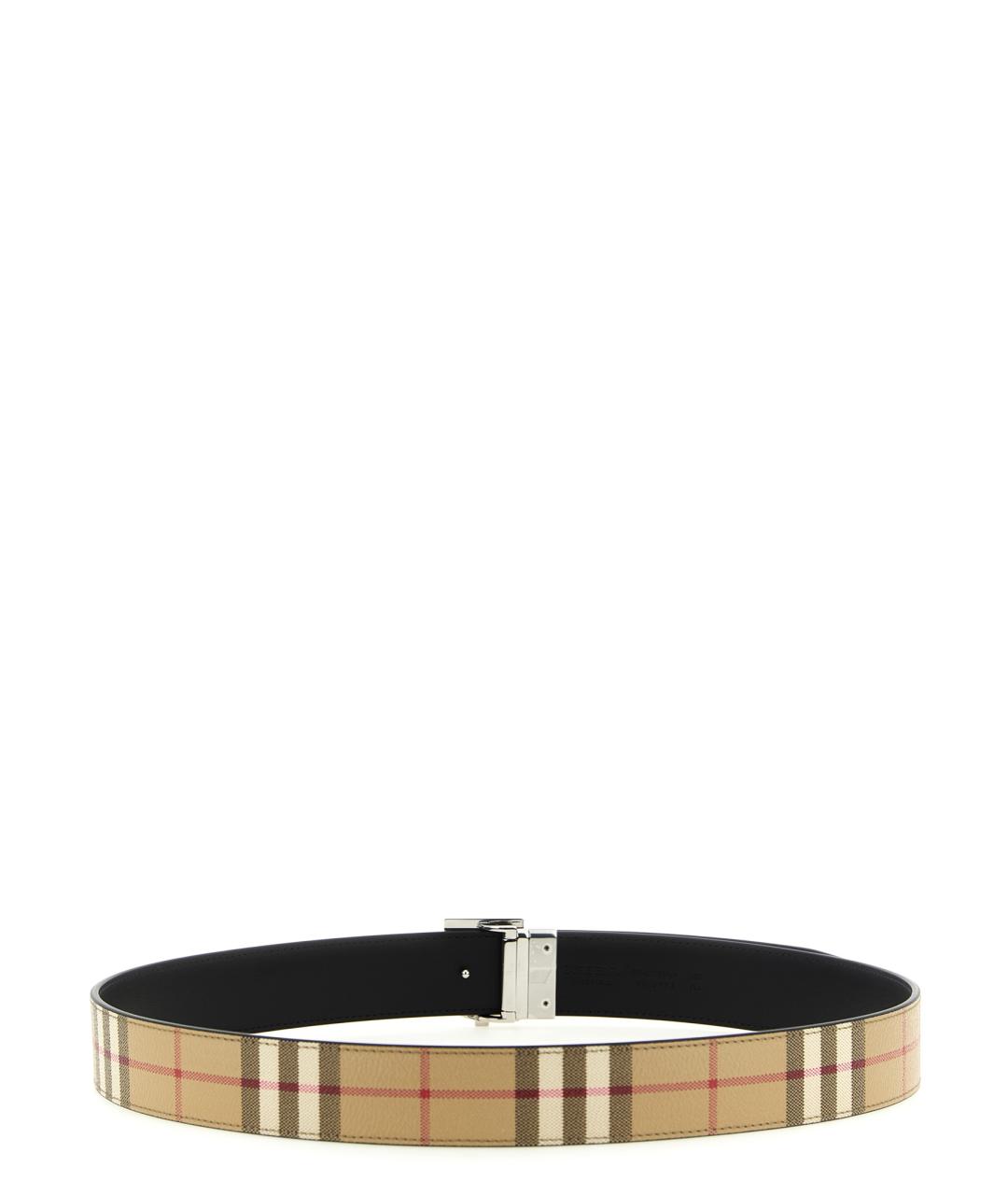 BURBERRY Бежевый ремень, фото 3