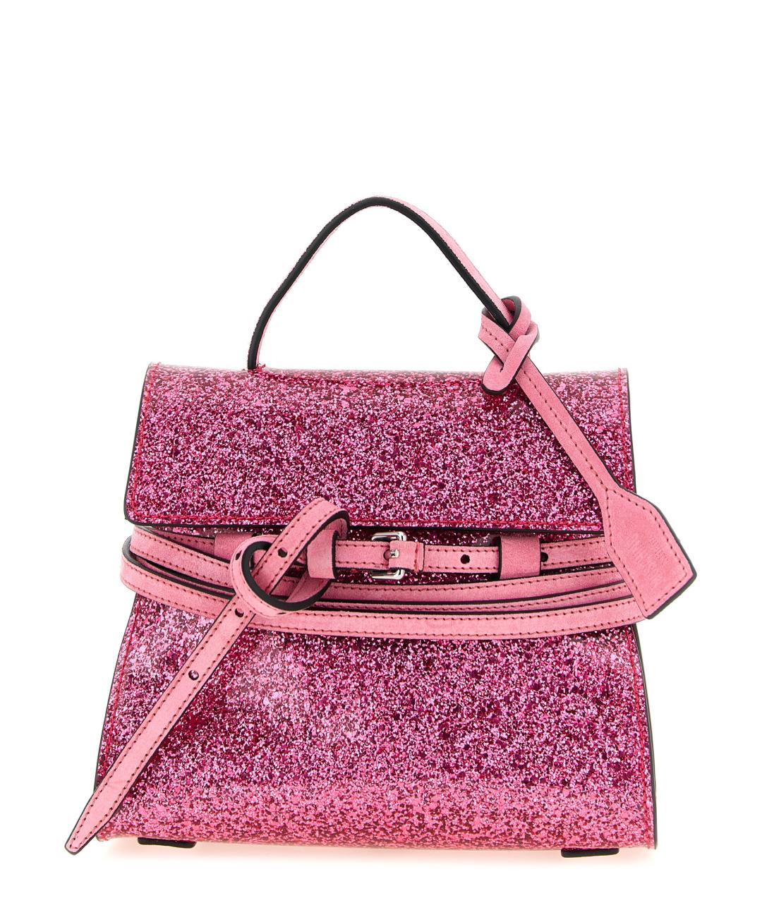MOSCHINO Розовая сумка тоут, фото 1