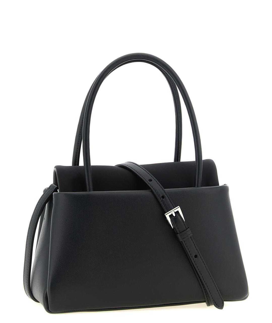 PRADA Черная кожаная сумка тоут, фото 2