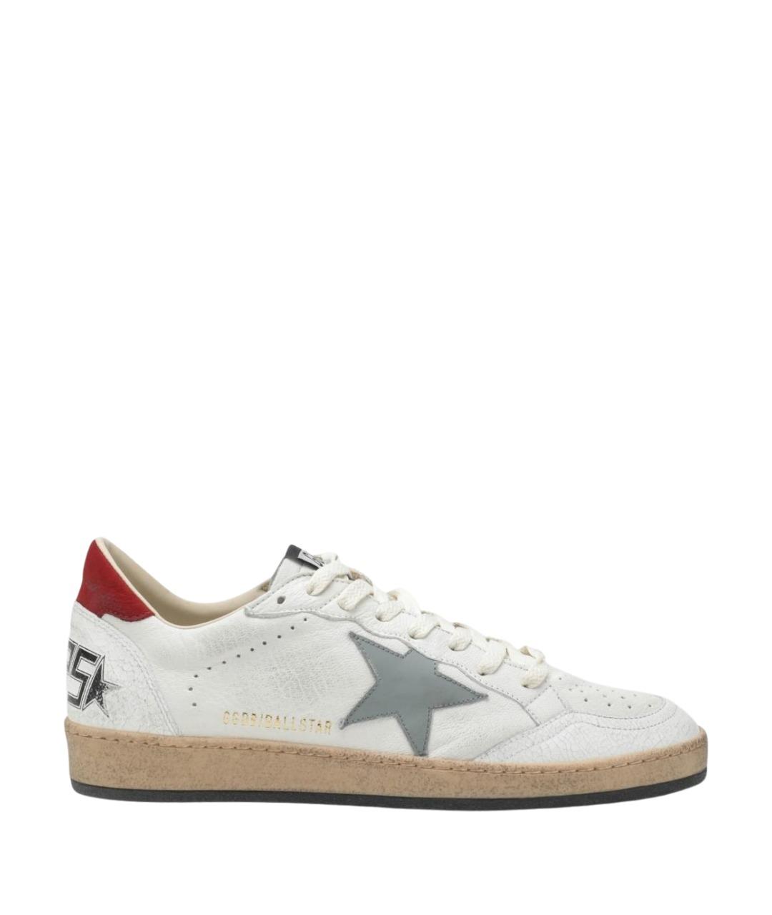 GOLDEN GOOSE Белые кожаные туфли, фото 1