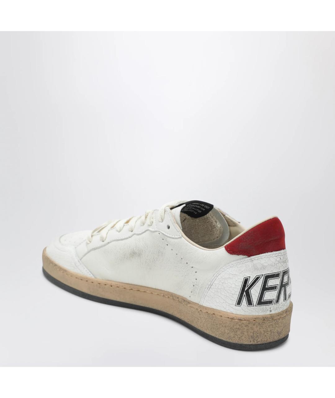 GOLDEN GOOSE Белые кожаные туфли, фото 2