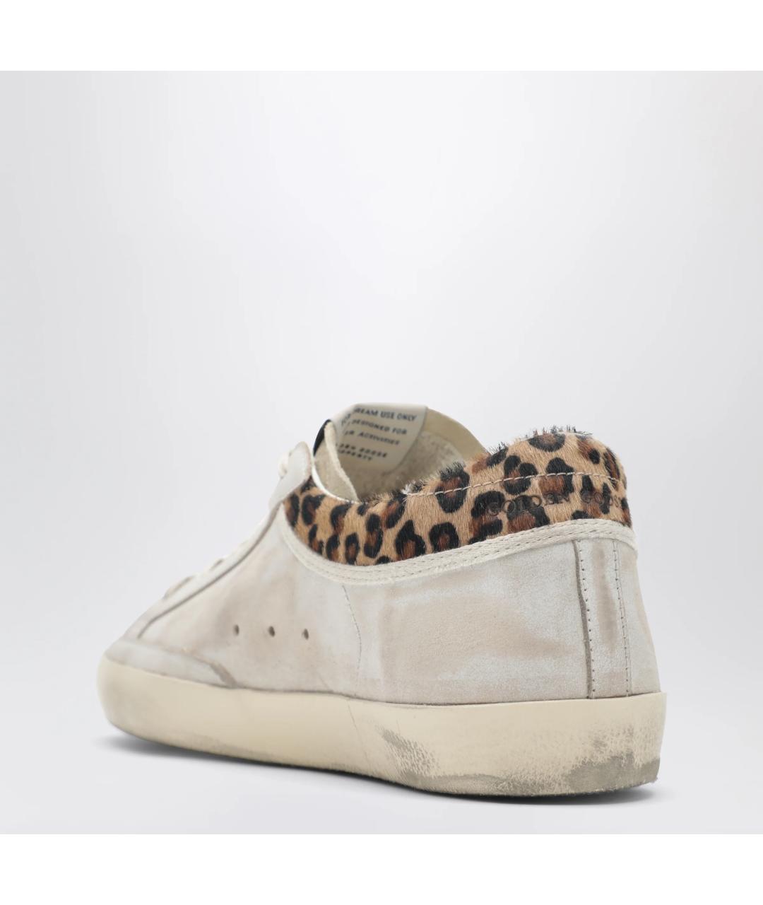 GOLDEN GOOSE Белые кожаные кеды, фото 2