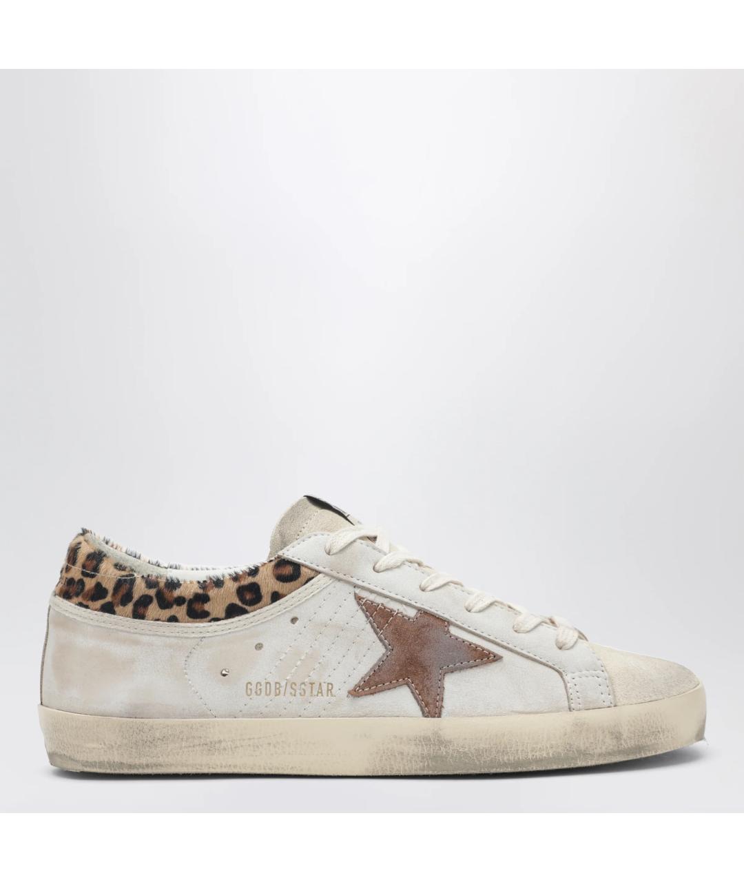 GOLDEN GOOSE Белые кожаные кеды, фото 3