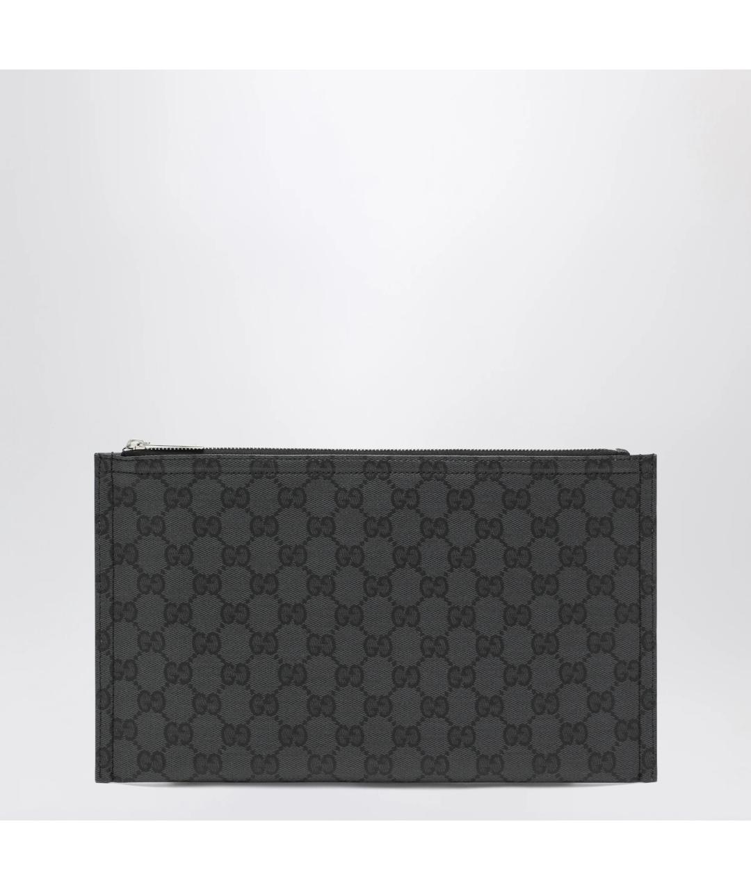 GUCCI Черная канва папка для документов, фото 3