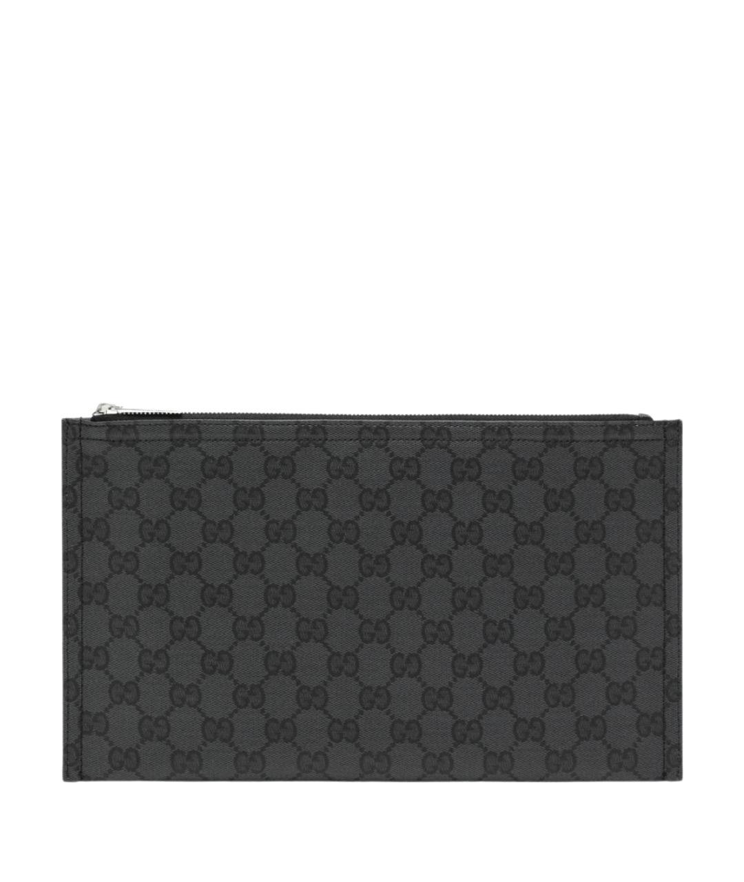 GUCCI Черная канва папка для документов, фото 1