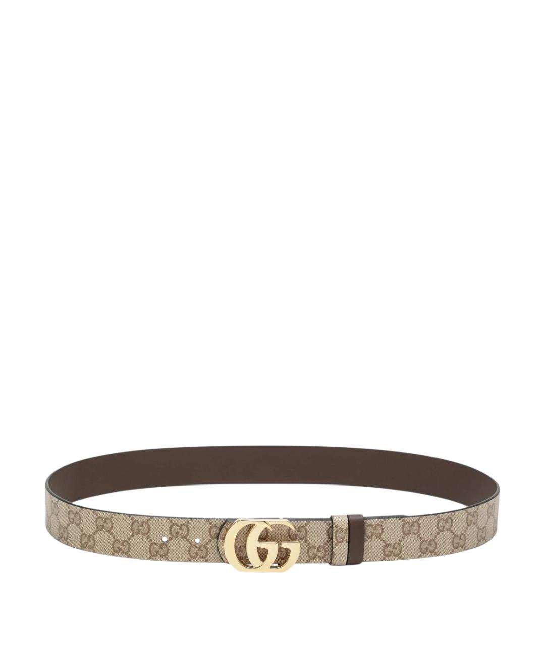 GUCCI Бежевый ремень, фото 1