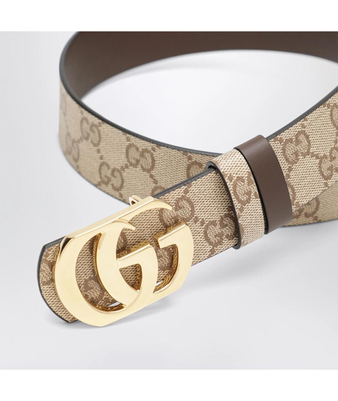 GUCCI Бежевый ремень, фото 2
