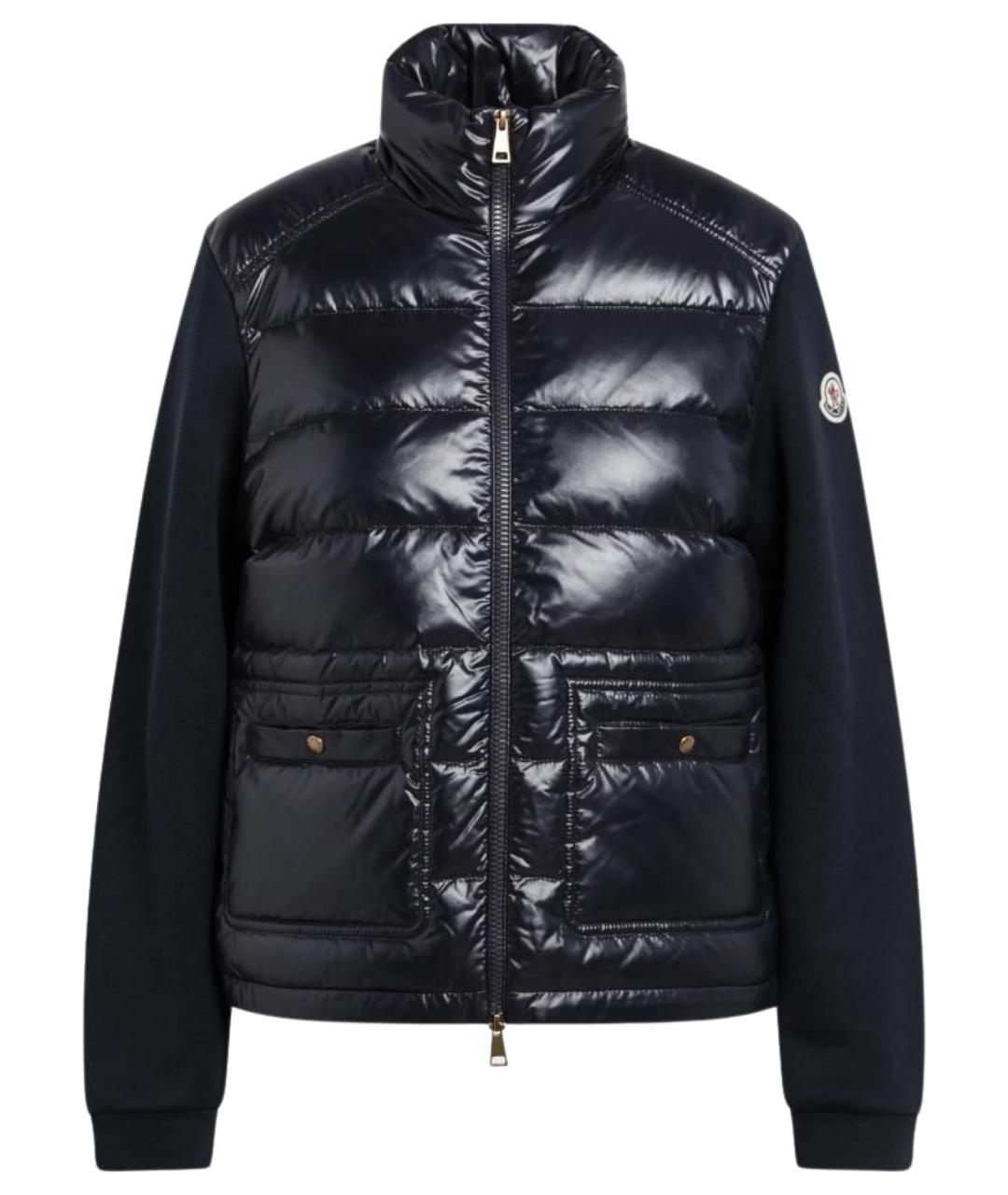 MONCLER Синяя хлопковая куртка, фото 1