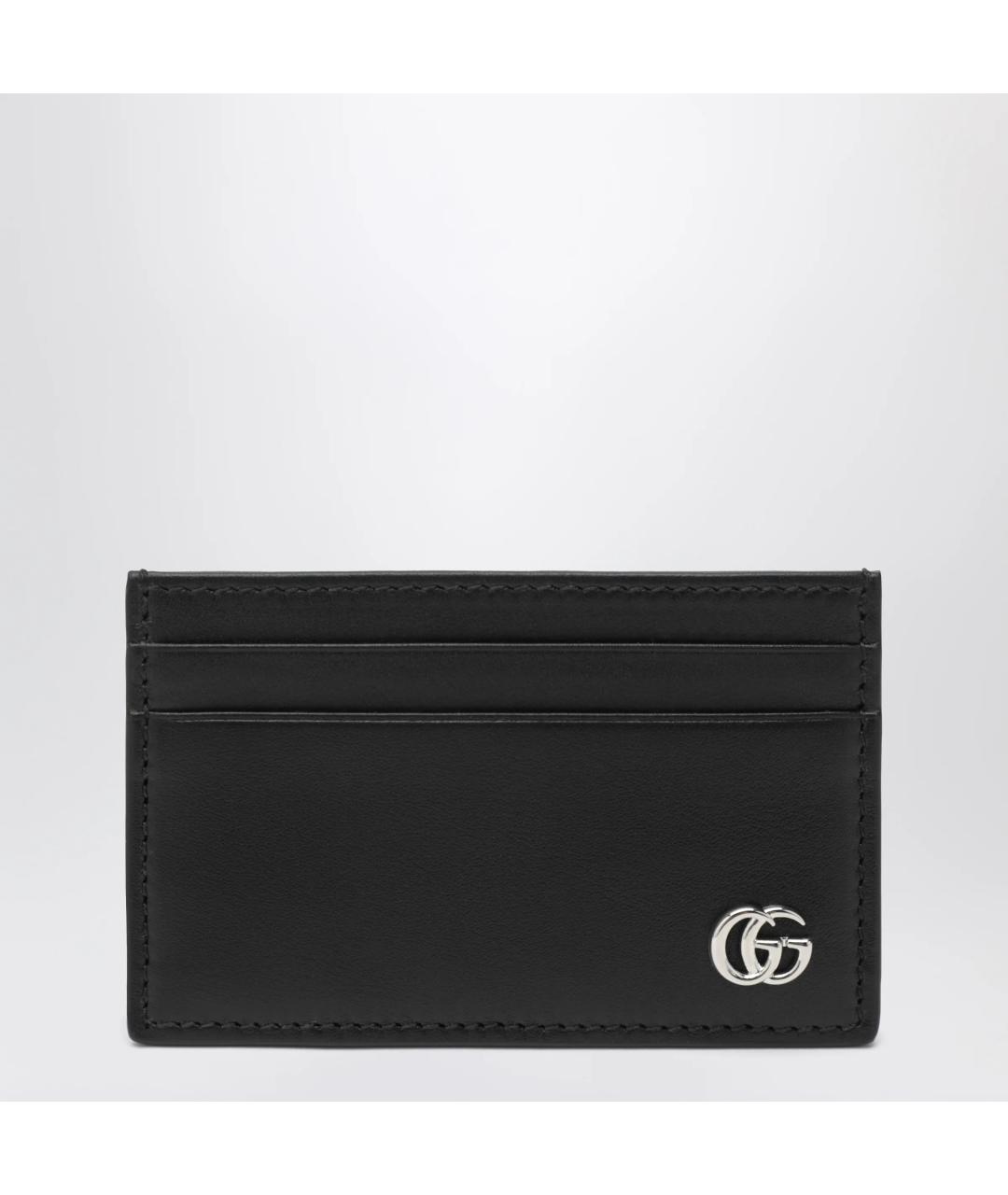 GUCCI Черный кожаный кардхолдер, фото 3