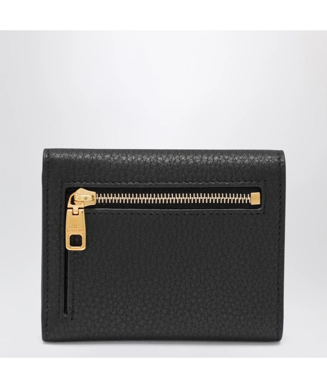 DOLCE&GABBANA Черный кожаный кошелек, фото 2