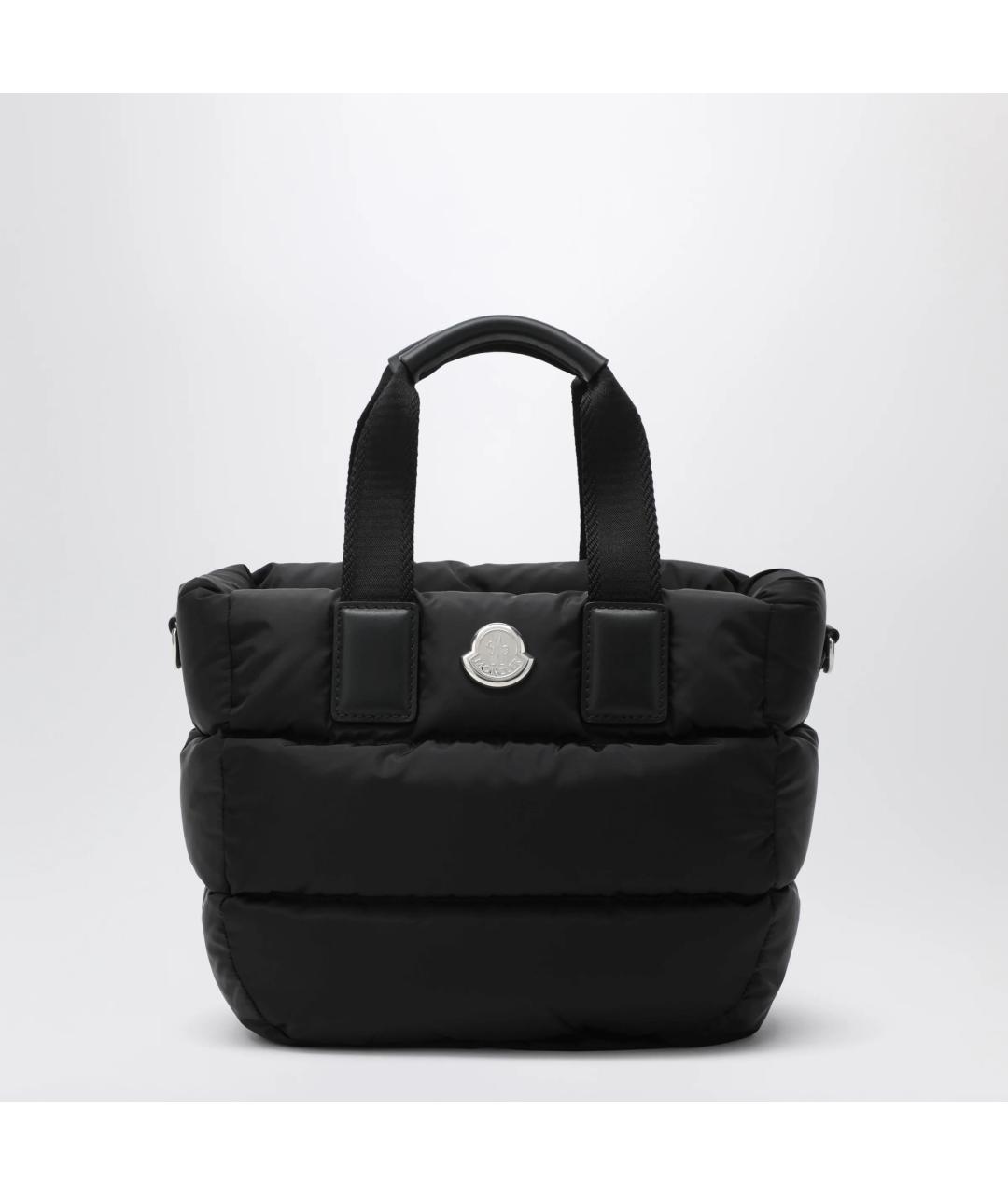 MONCLER Черная нейлоновая сумка тоут, фото 3