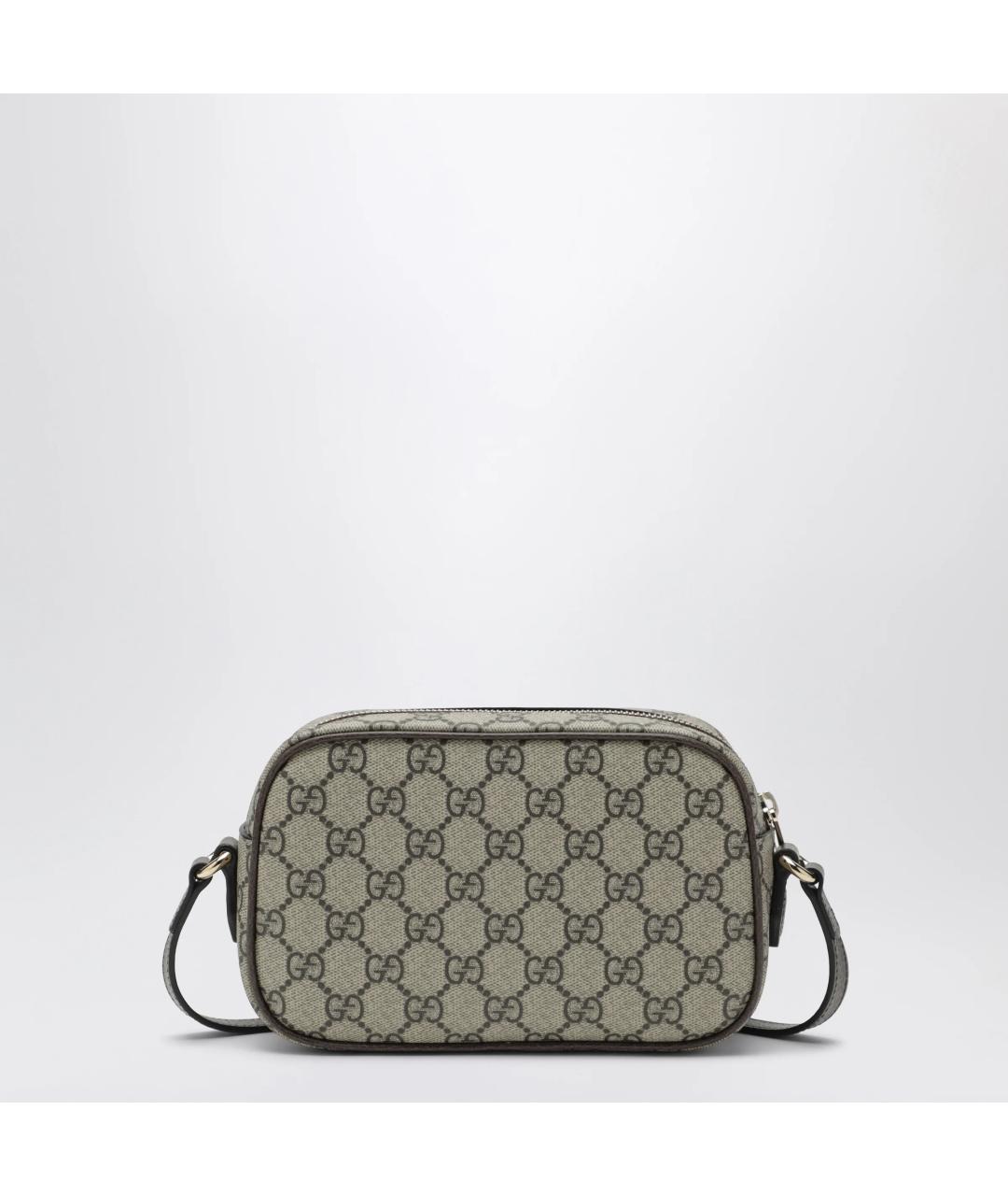 GUCCI Бежевая канва сумка через плечо, фото 2