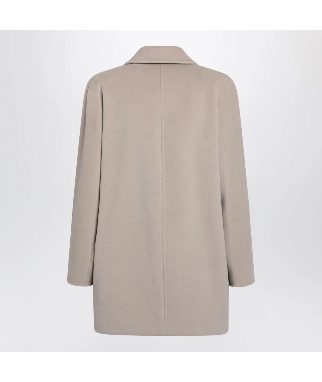 MAX MARA Бежевое шерстяное пальто, фото 2