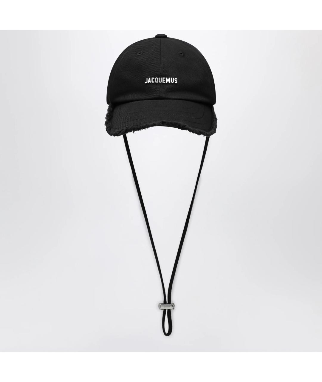 JACQUEMUS Черная хлопковая кепка/бейсболка, фото 3