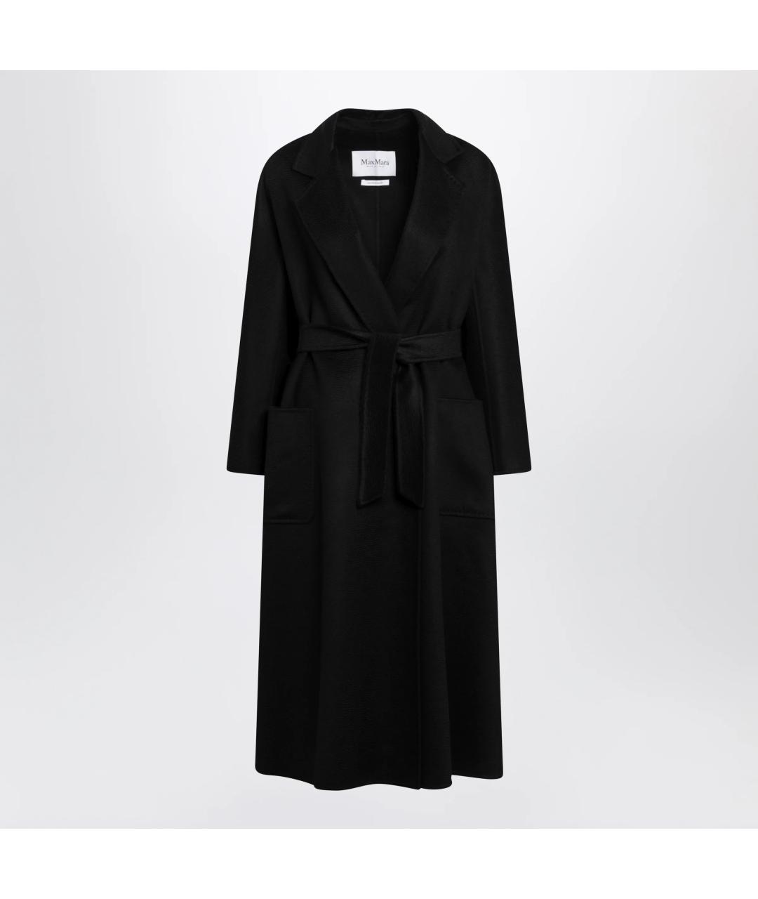 MAX MARA Черное кашемировое пальто, фото 3