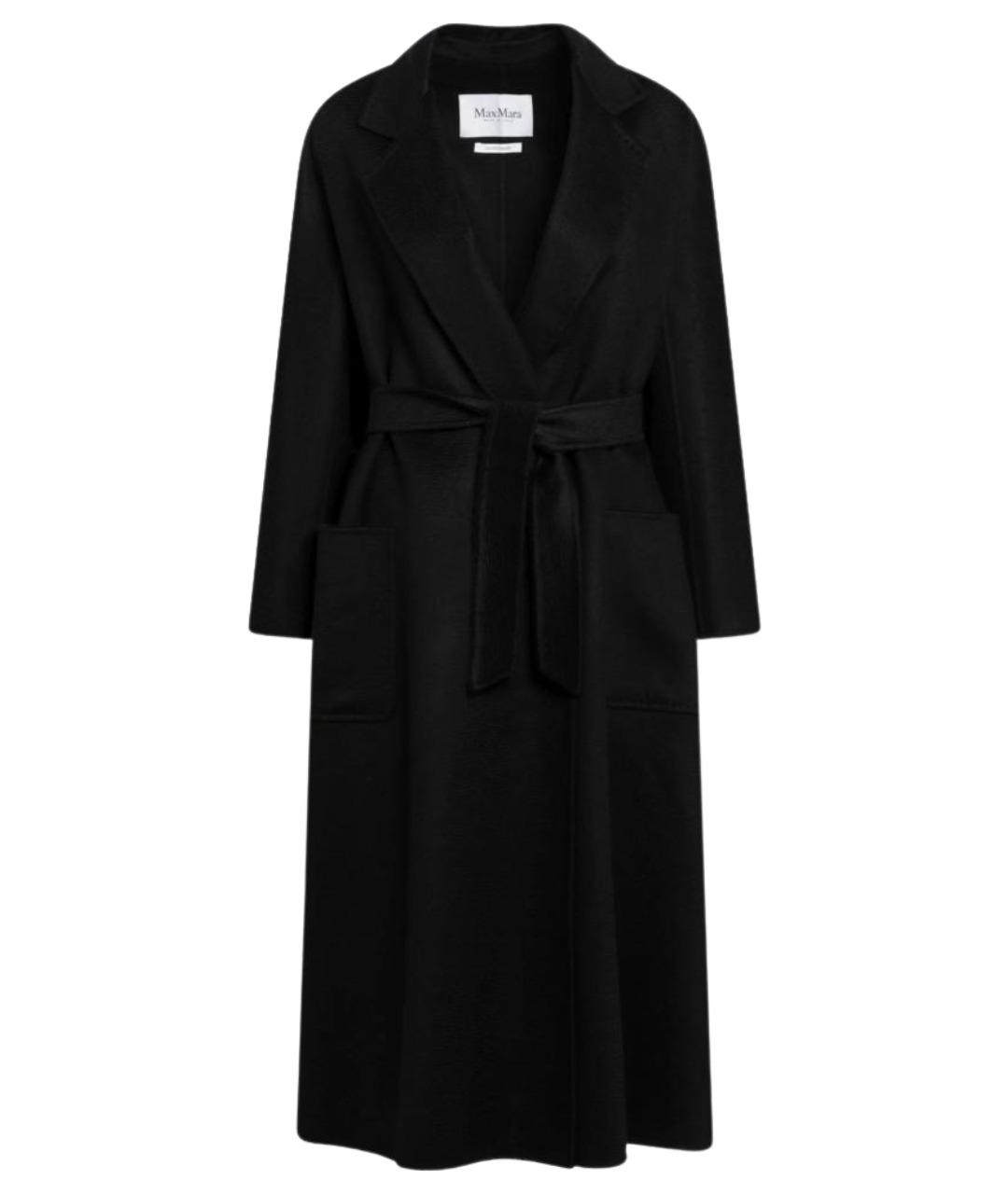MAX MARA Черное кашемировое пальто, фото 1