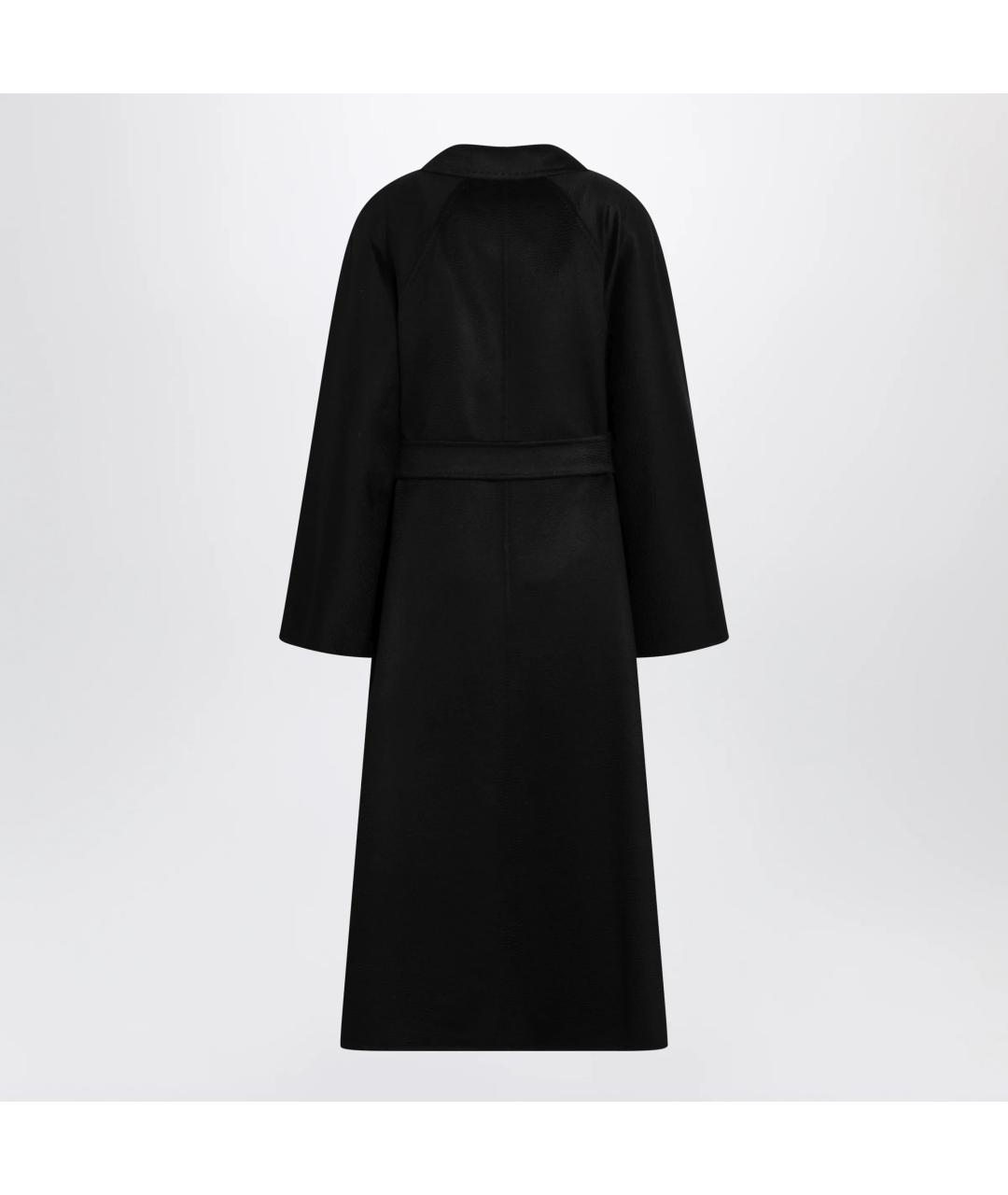 MAX MARA Черное кашемировое пальто, фото 2
