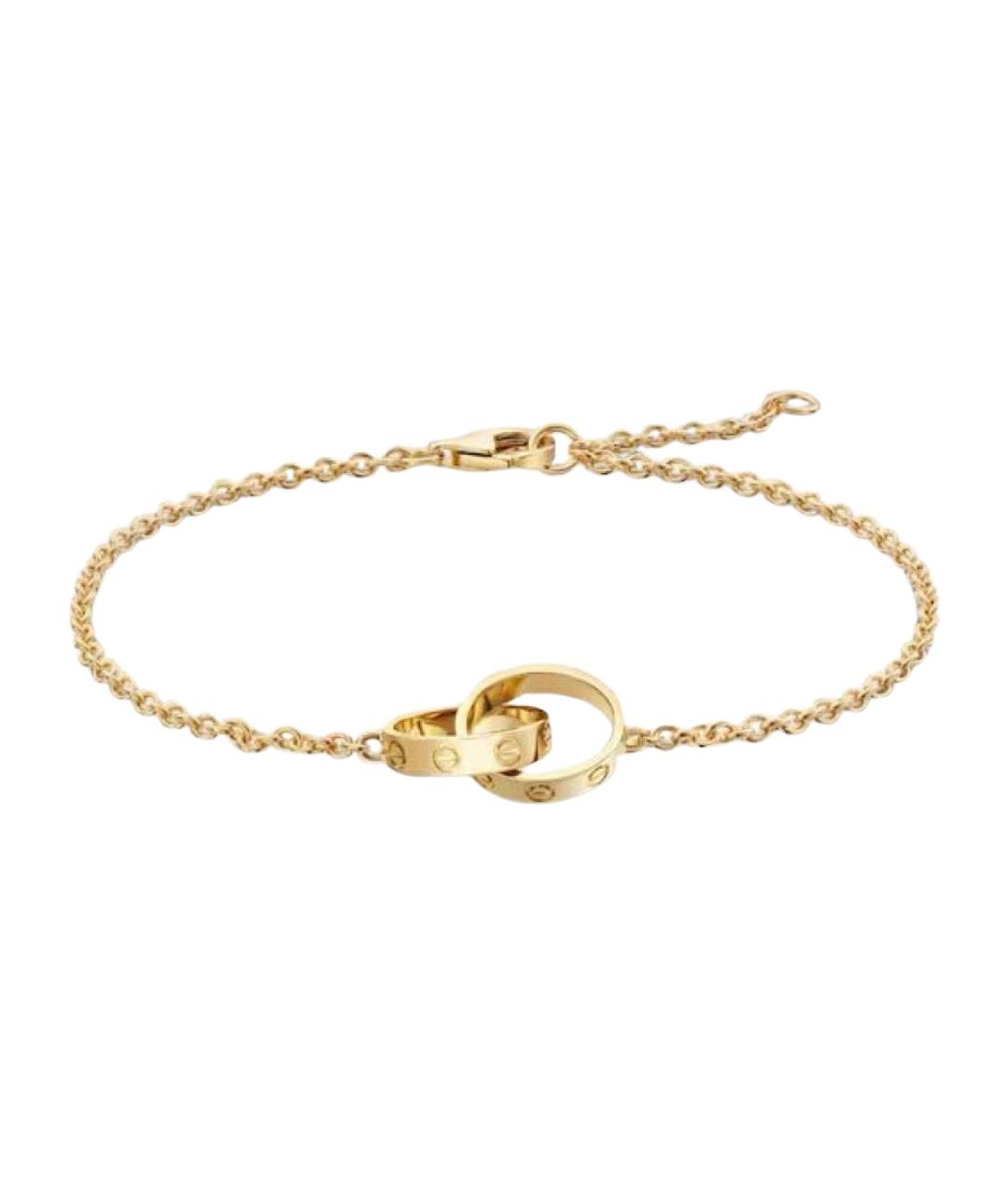 CARTIER Золотой браслет из желтого золота, фото 1