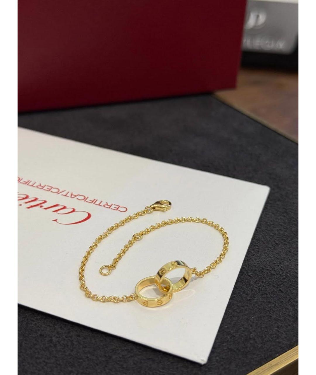 CARTIER Золотой браслет из желтого золота, фото 2