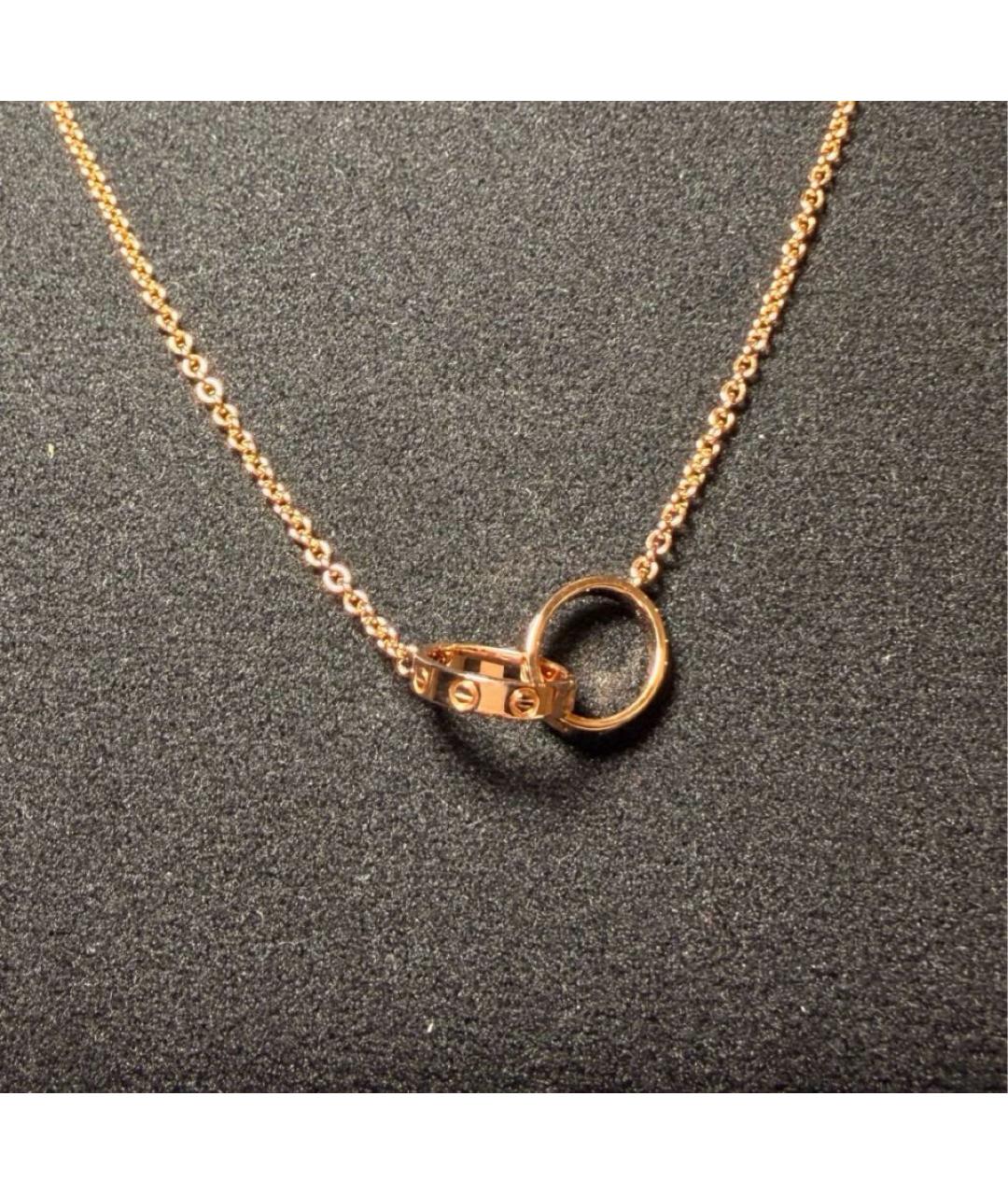 CARTIER Розовая подвеска из розового золота, фото 3