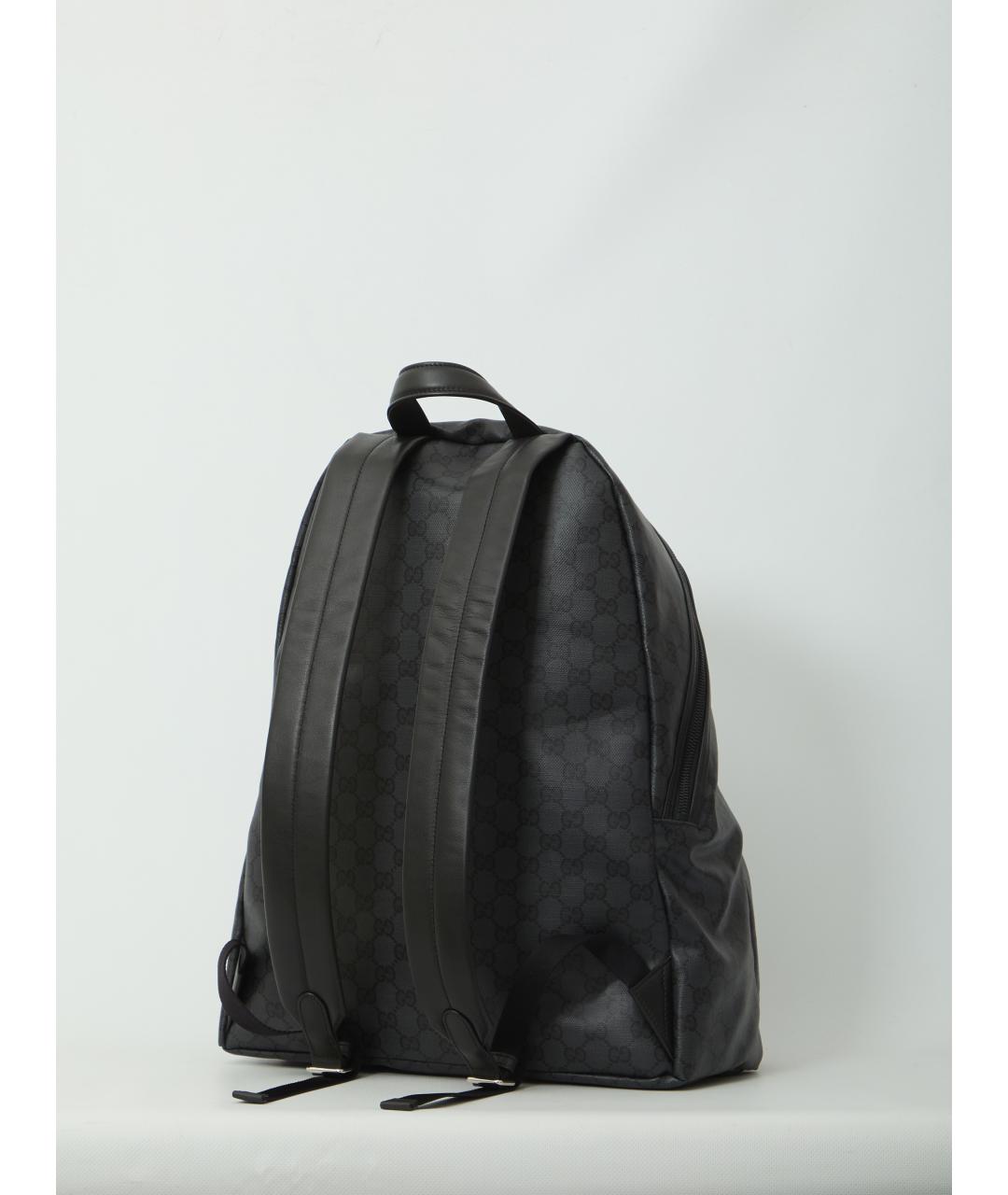 GUCCI Черный канва рюкзак, фото 2