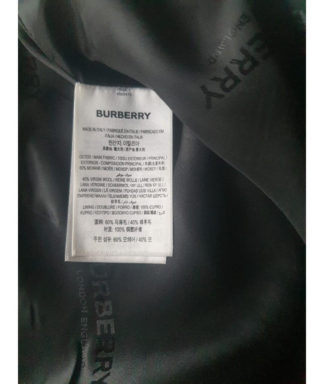 BURBERRY Черные шорты, фото 4