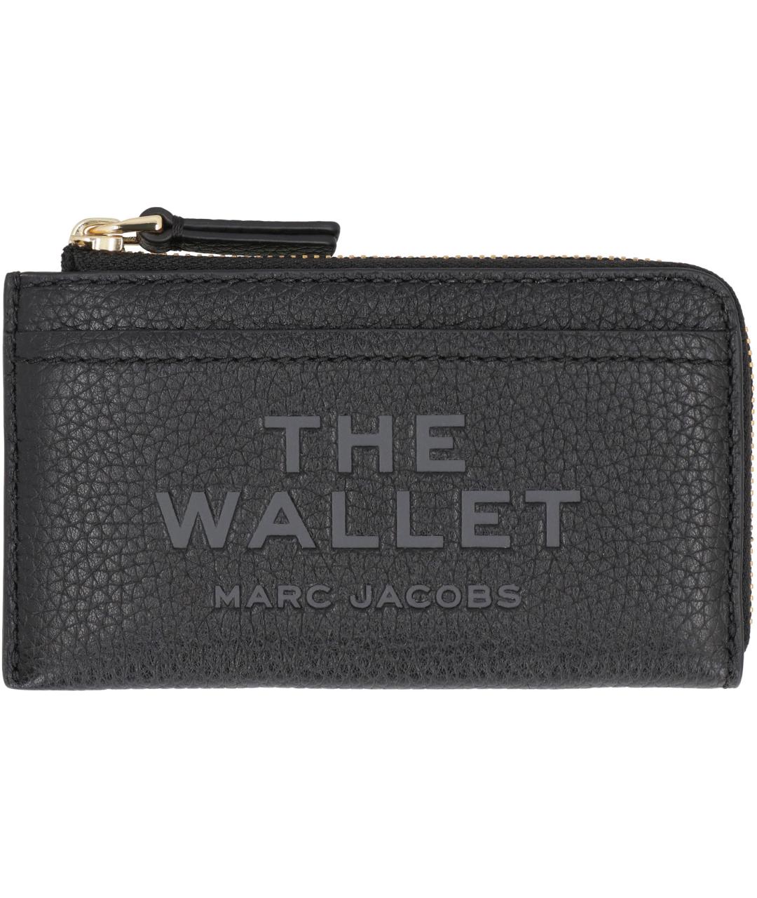 MARC JACOBS Черный кожаный кошелек, фото 1