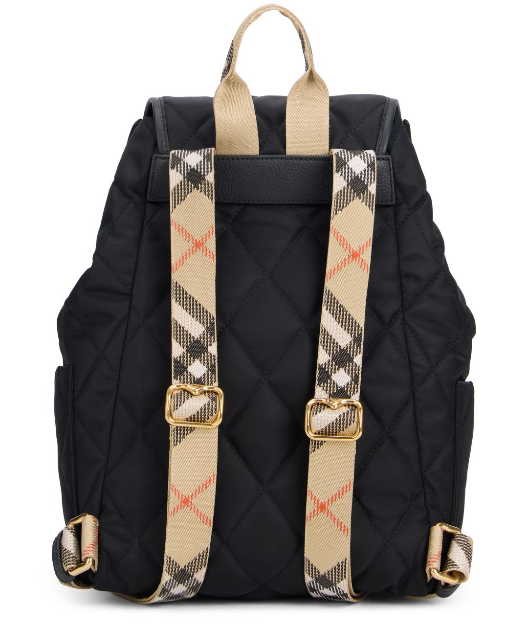 BURBERRY Черный синтетический рюкзак, фото 3